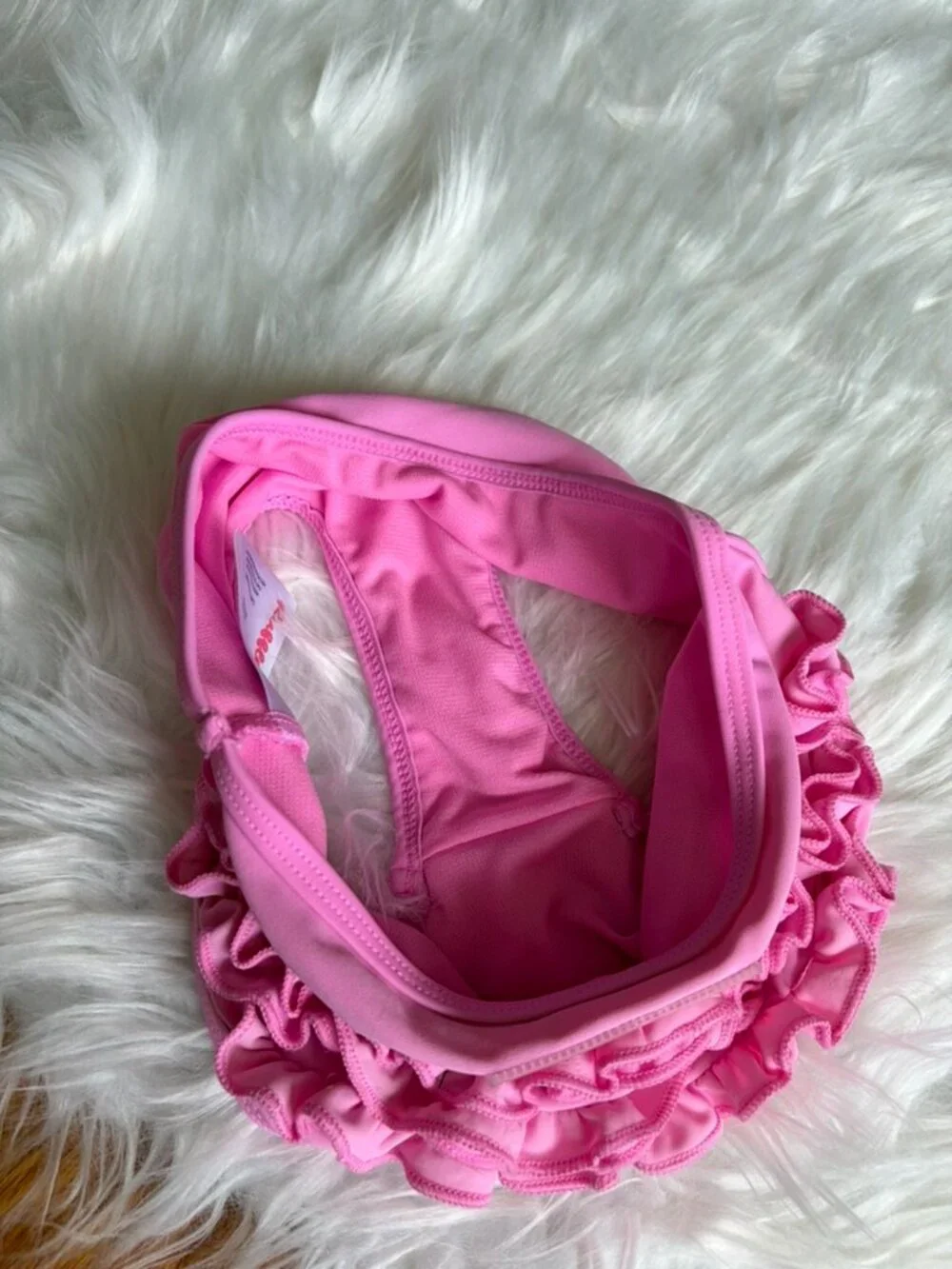 RuffleButts Pink Bathing Suit Bottoms Girls 6
